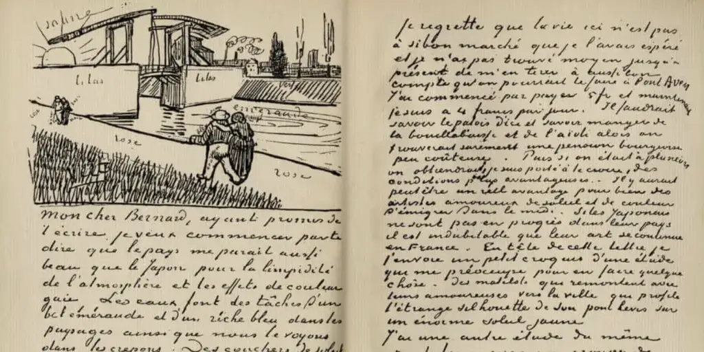 le rôle de la maquette en dessin : les lettres de Van Gogh