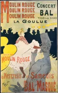 Affiche Toulouse Lautrec la goulue