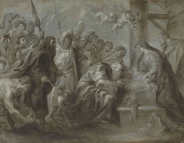 grisaille peinture Rubens 